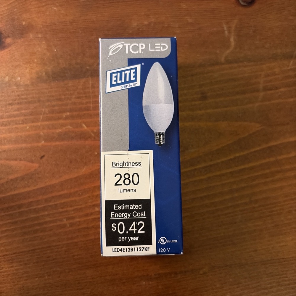 TCP LED ELITE LIGHT BULB LED4E12B1127KF 280 Lumens